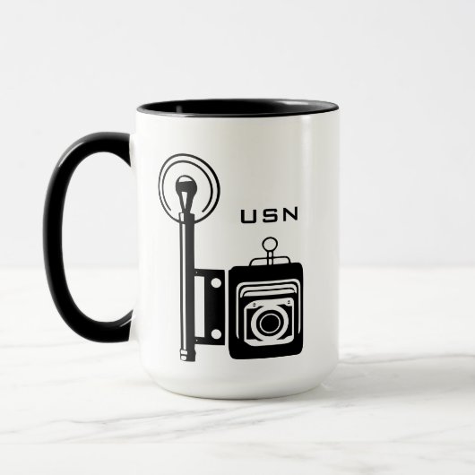 US MARINE Fotograf-Tasse Tasse (Links)