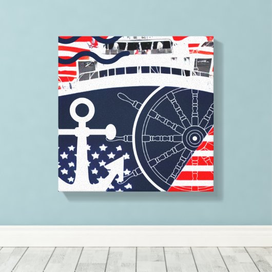 US-Marine Leinwanddruck (Insitu (Holzboden))