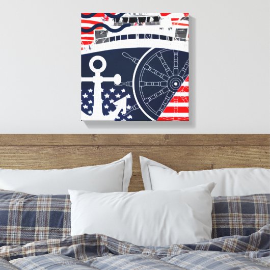 US-Marine Leinwanddruck (Insitu (Schlafzimmer))