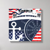 US-Marine Leinwanddruck (Vorderseite)