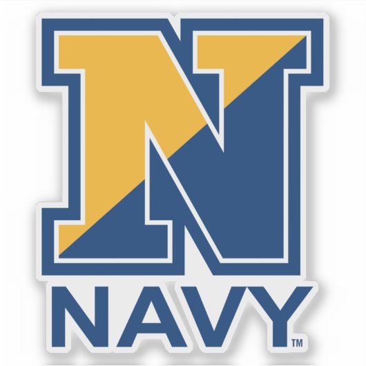 US-Marine | Marine Initial N Aufkleber (Vorderseite)