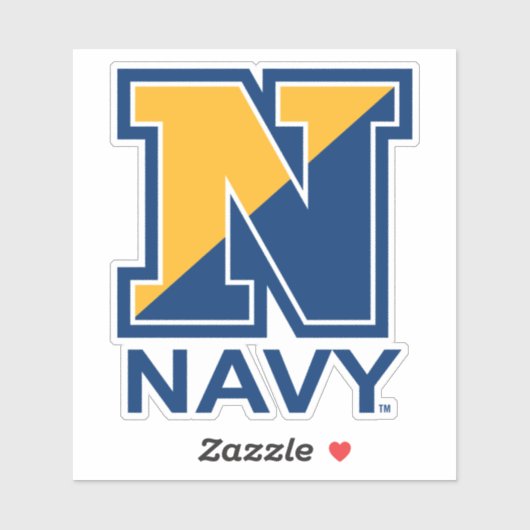 US-Marine | Marine Initial N Aufkleber (Blatt)