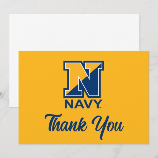 US-Marine | Marine Initial N Dankeskarte (Vorne/Hinten)