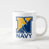 US-Marine | Marine Initial N Jumbo-Tasse (Rechts)