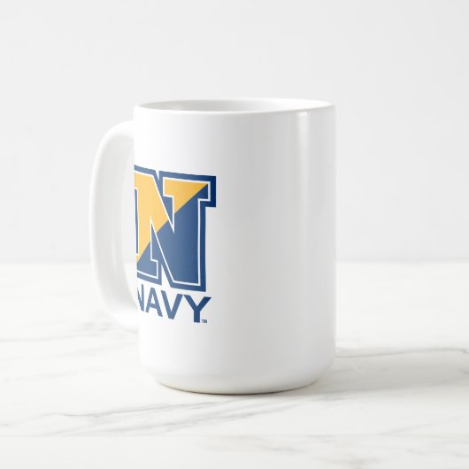US-Marine | Marine Initial N Kaffeetasse (Vorderseite Links)