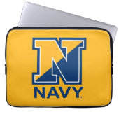 US-Marine | Marine Initial N Laptopschutzhülle (Vorderseite)