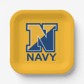 US-Marine | Marine Initial N Pappteller (Vorderseite)