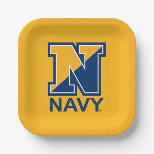 US-Marine | Marine Initial N Pappteller (Vorderseite)