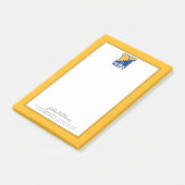 US-Marine | Marine Initial N Post-it Klebezettel (angewinkelt)