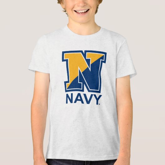 US-Marine | Marine Initial N Tri-Blend Shirt (Vorderseite)
