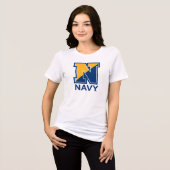 US-Marine | Marine Initial N Tri-Blend Shirt (Vorderseite voll)
