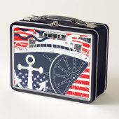 US-Marine Metall Brotdose (Vorderseite)