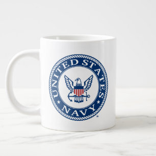 US-Marine   Navy Alt Emblem Jumbo-Tasse