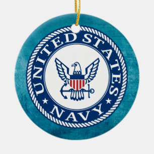 US-Marine   Navy Alt Emblem Keramikornament