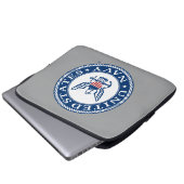 US-Marine | Navy Alt Emblem Laptopschutzhülle (Vorne Knopf)