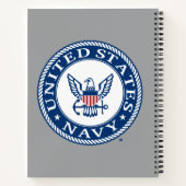 US-Marine | Navy Alt Emblem Notizblock (Rückseite)