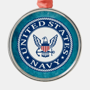 US-Marine Navy Alt Emblem Ornament Aus Metall