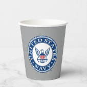 US-Marine | Navy Alt Emblem Pappbecher (Vorderseite)