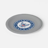 US-Marine | Navy Alt Emblem Pappteller (Schrägansicht)