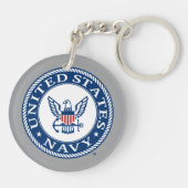US-Marine | Navy Alt Emblem Schlüsselanhänger (Rückseite)