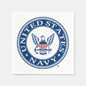 US-Marine | Navy Alt Emblem Serviette (Vorderseite)