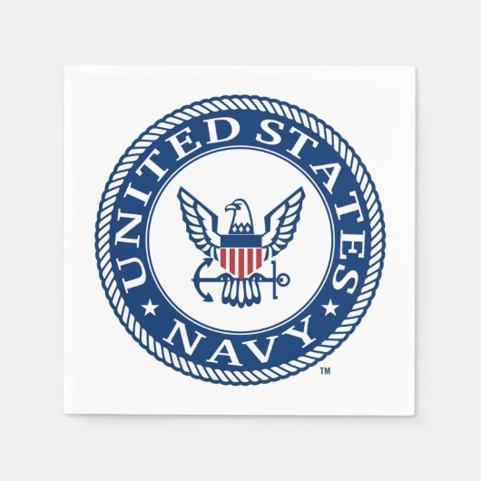 US-Marine | Navy Alt Emblem Serviette (Vorderseite)