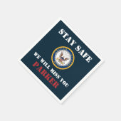 US-Marine | Navy Emblem | Abschiedliches Party Serviette (Ecke)