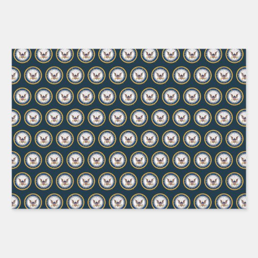 US-Marine | Navy Emblem Geschenkpapier Set (Vorderseite 3)