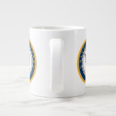 US-Marine | Navy Emblem Jumbo-Tasse (Rückseite)