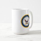 US-Marine | Navy Emblem Kaffeetasse (VorderseiteRechts)