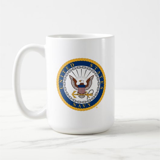 US-Marine | Navy Emblem Kaffeetasse (Links)