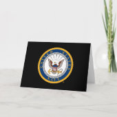 US-Marine | Navy Emblem Karte (Vorderseite)