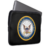 US-Marine | Navy Emblem Laptopschutzhülle (Vorne Rechts)