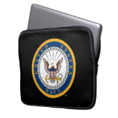 US-Marine | Navy Emblem Laptopschutzhülle (Vorderseite Links)
