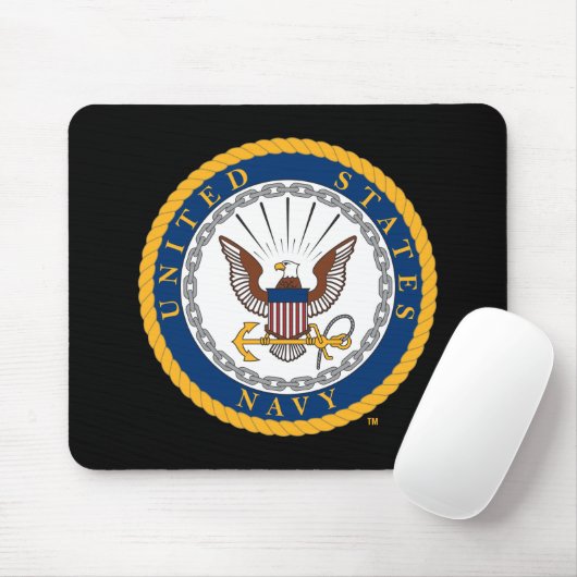 US-Marine | Navy Emblem Mousepad (Mit Mouse)