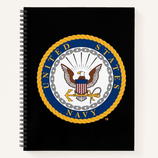 US-Marine | Navy Emblem Notizblock (Vorderseite)