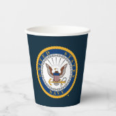 US-Marine | Navy Emblem Pappbecher (Vorderseite)