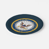 US-Marine | Navy Emblem Pappteller (Schrägansicht)