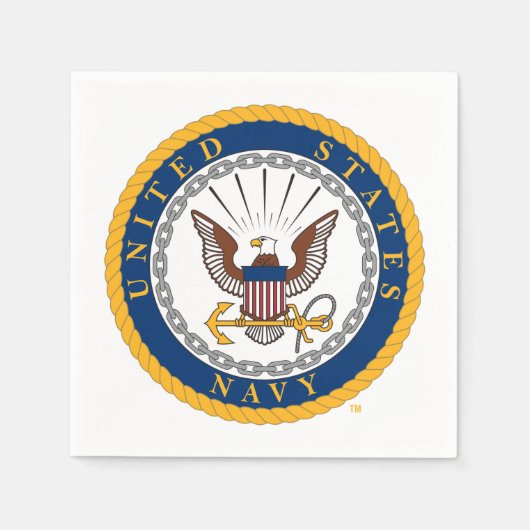 US-Marine | Navy Emblem Serviette (Vorderseite)