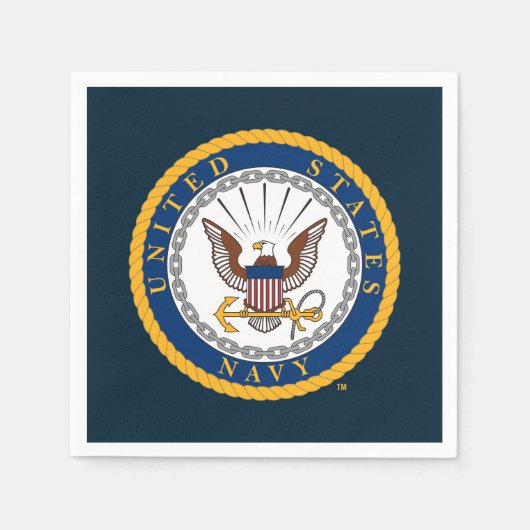 US-Marine | Navy Emblem Serviette (Vorderseite)