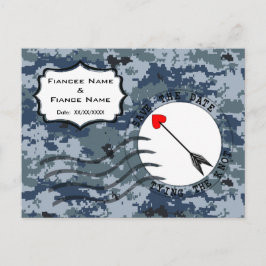 US MARINE Navy Save the Date und Arrow Ankündigungspostkarte