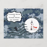 US MARINE Navy Save the Date und Hochzeitskapelle