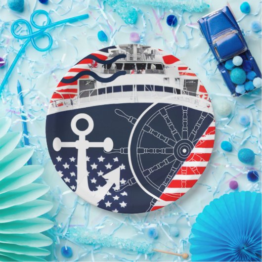 US-Marine Pappteller (Party)