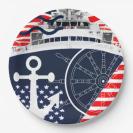 US-Marine Pappteller