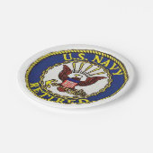 US-Marine pensionierter PapierTeller (Schrägansicht)