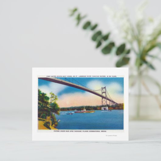 US-Marine Postkarte (Stehend Vorderseite)