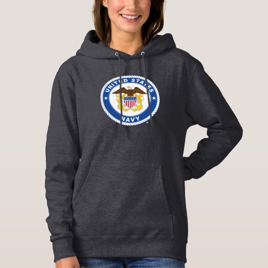 US-Marine | Referent Wappen Hoodie (Vorderseite)