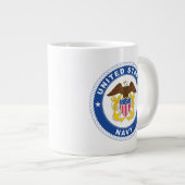 US-Marine | Referent Wappen Jumbo-Tasse (Vorderseite Rechts)