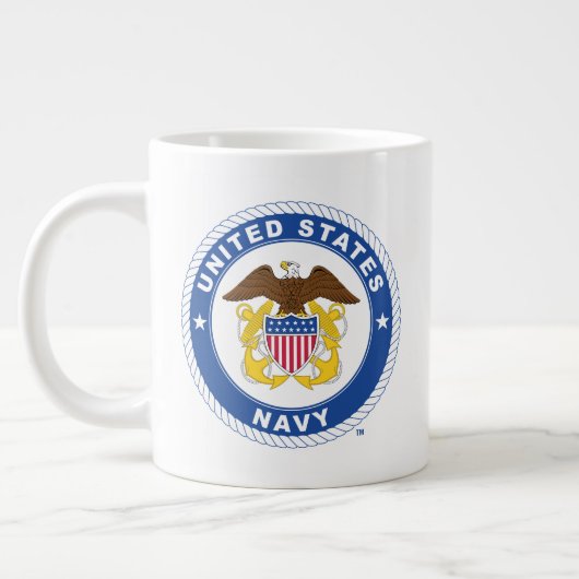 US-Marine | Referent Wappen Jumbo-Tasse (Links)