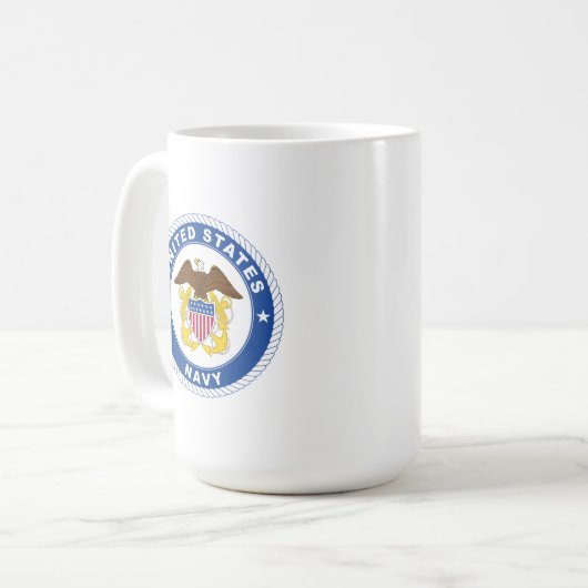 US-Marine | Referent Wappen Kaffeetasse (Vorderseite Links)